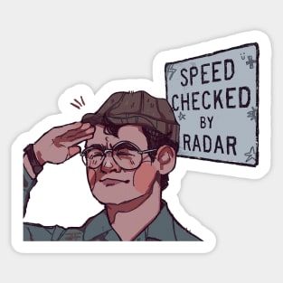 speed checked Sticker